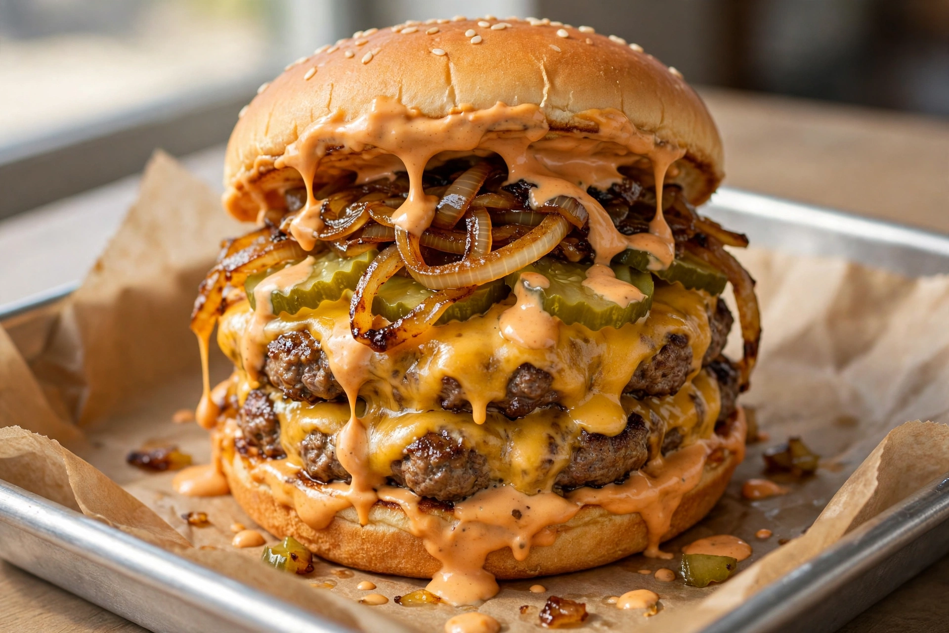 Animal Style Burger
